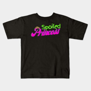 Neon Royal Family Group Series - Spoiled Princess Kids T-Shirt